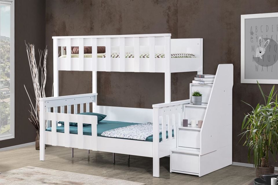 Deluxe Ayrılabilir Ranza - Beyaz