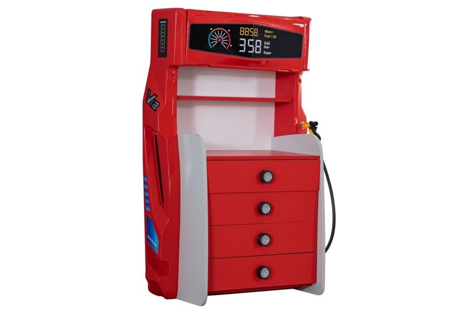 Sports Audi Arabalı Yataklı Çocuk Odası Takımı - Kırmızı