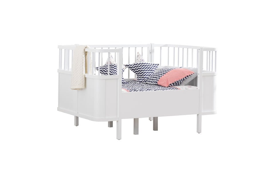 Siesta Büyüyen Beşik 90x130 / Siesta Karyola 90x190 - Beyaz