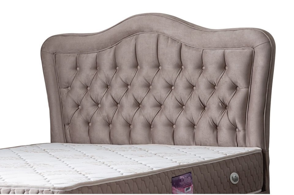 Camelli Baza Başlık Deluxe Yatak Seti 140 x 190 - Gri