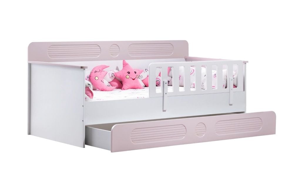 Flora Yavrulu Montessori Karyola - Pembe