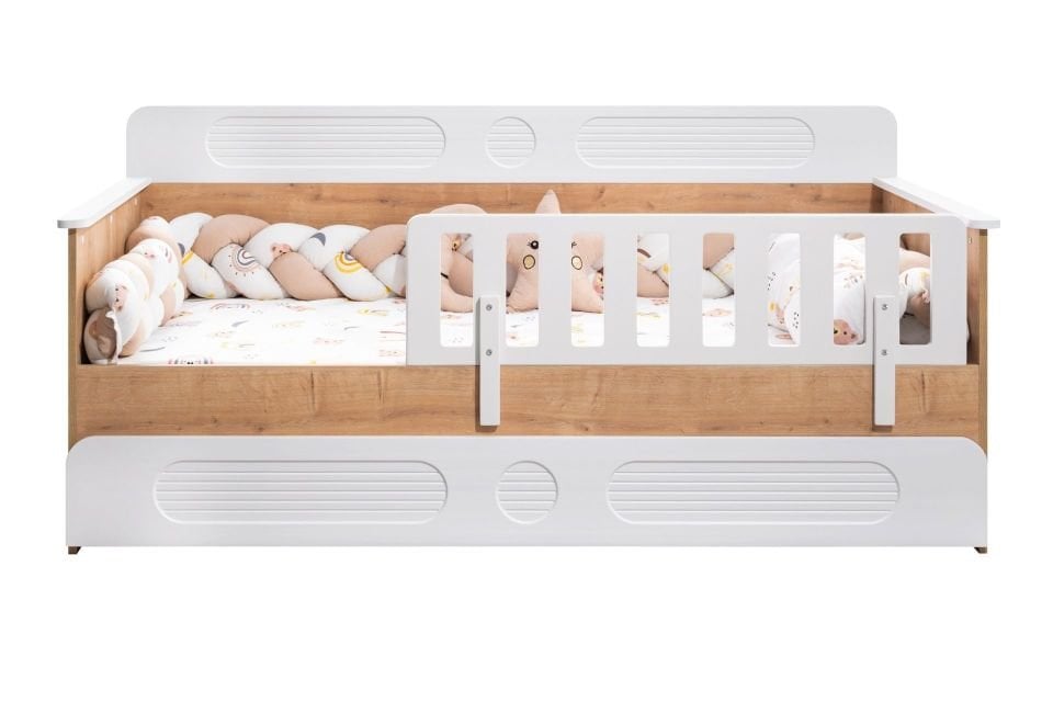 Flora Yavrulu Montessori Karyola - Ceviz