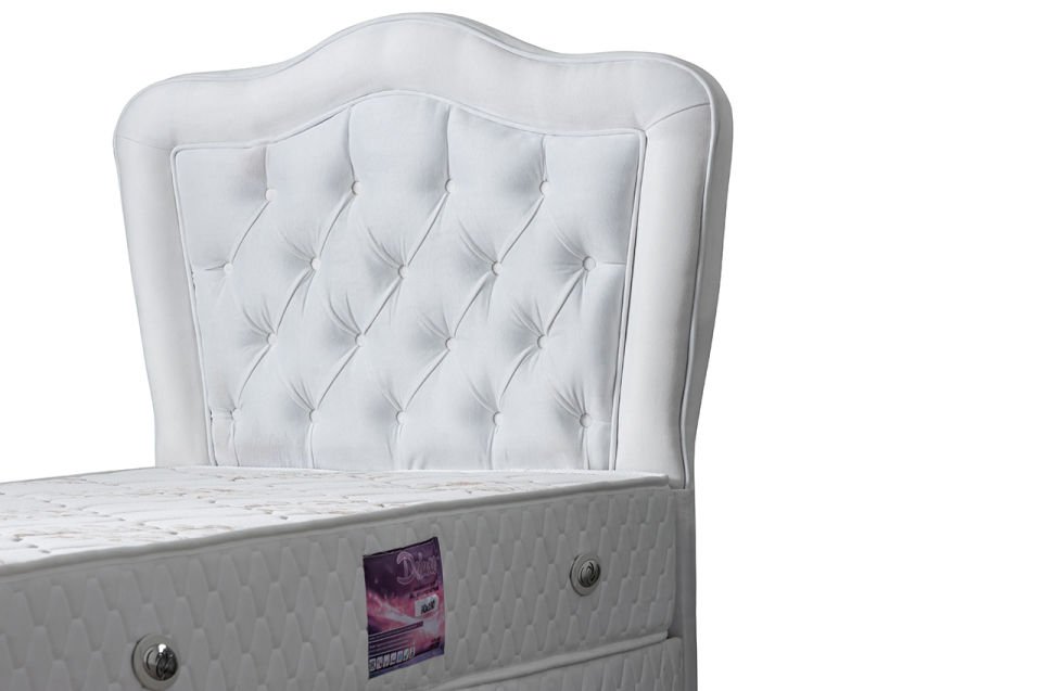 Camelli Baza Başlık Deluxe Yatak Seti 120 x 200 - Beyaz