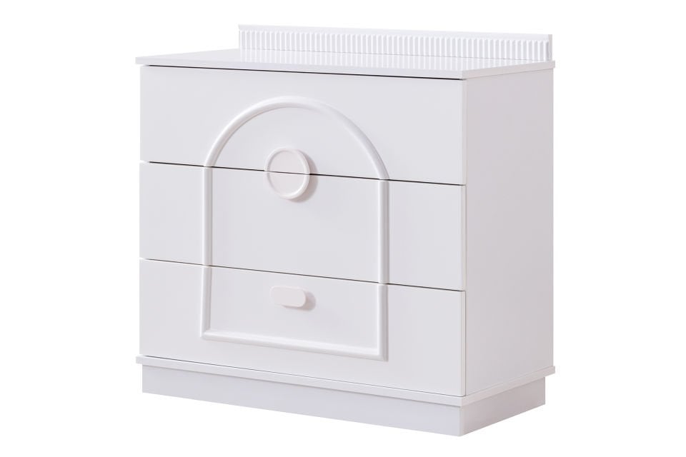 Dolunay Şifonyer - Beyaz