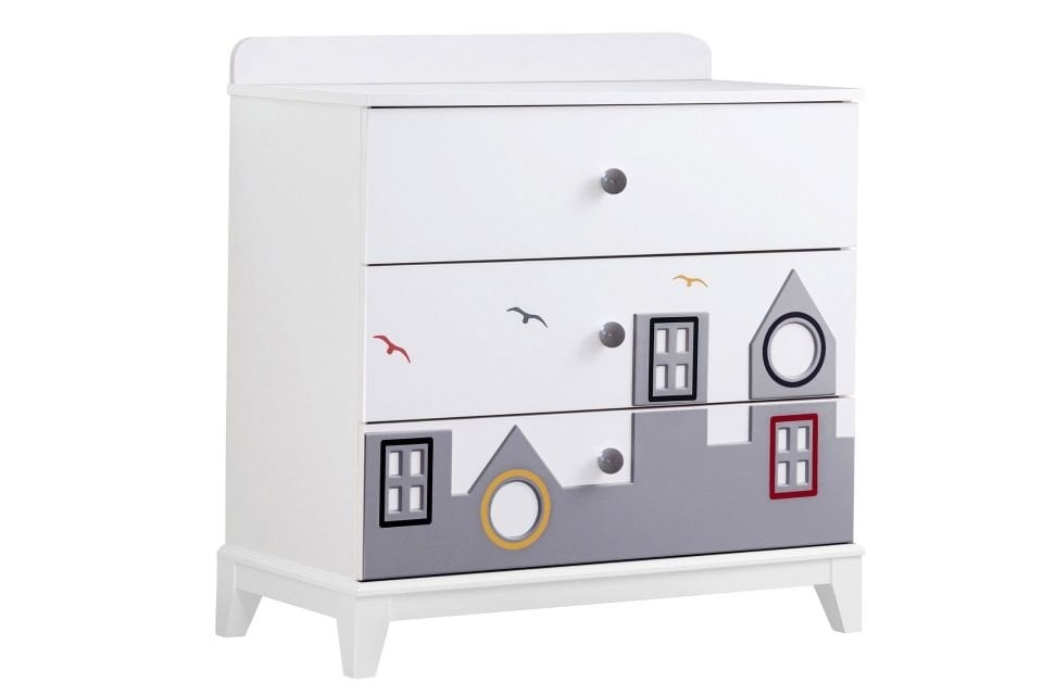 City Şifonyer - Gri