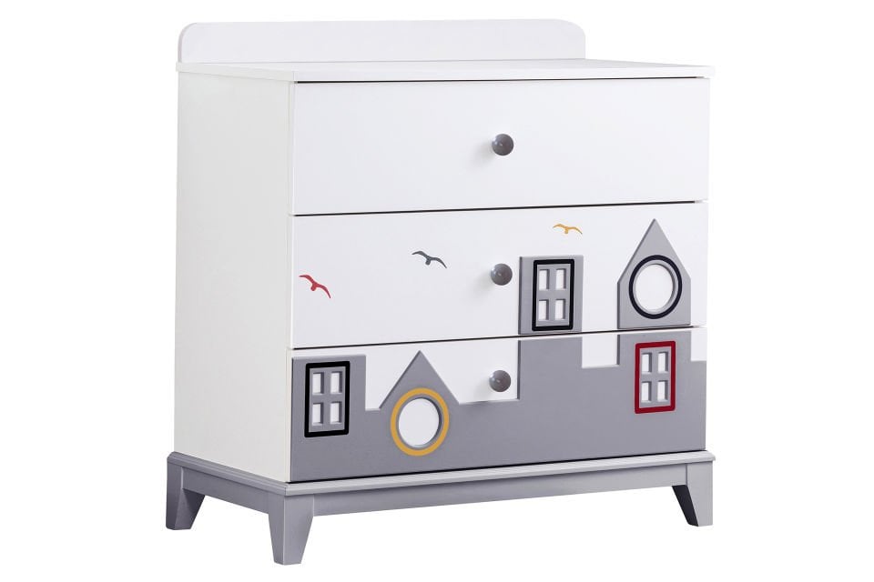 City Şifonyer - Gri