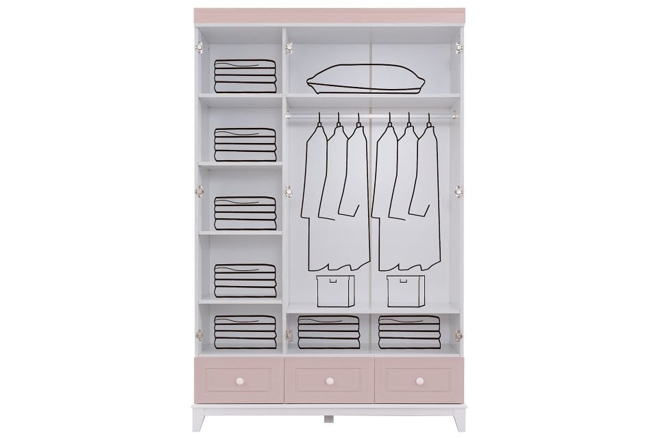 City Yavrulu Montessori Çocuk Odası Takımı - Pembe