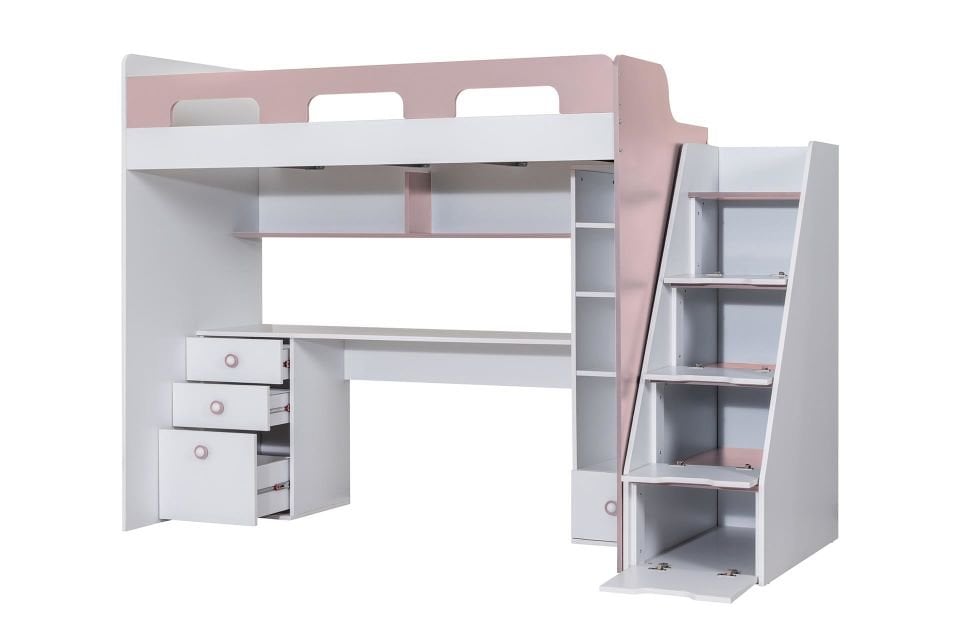 Troya Ranza Masa Kitaplık Pembe
