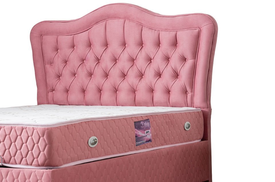 Camelli Baza Başlık Deluxe Yatak Seti 160 x 200 - Pembe