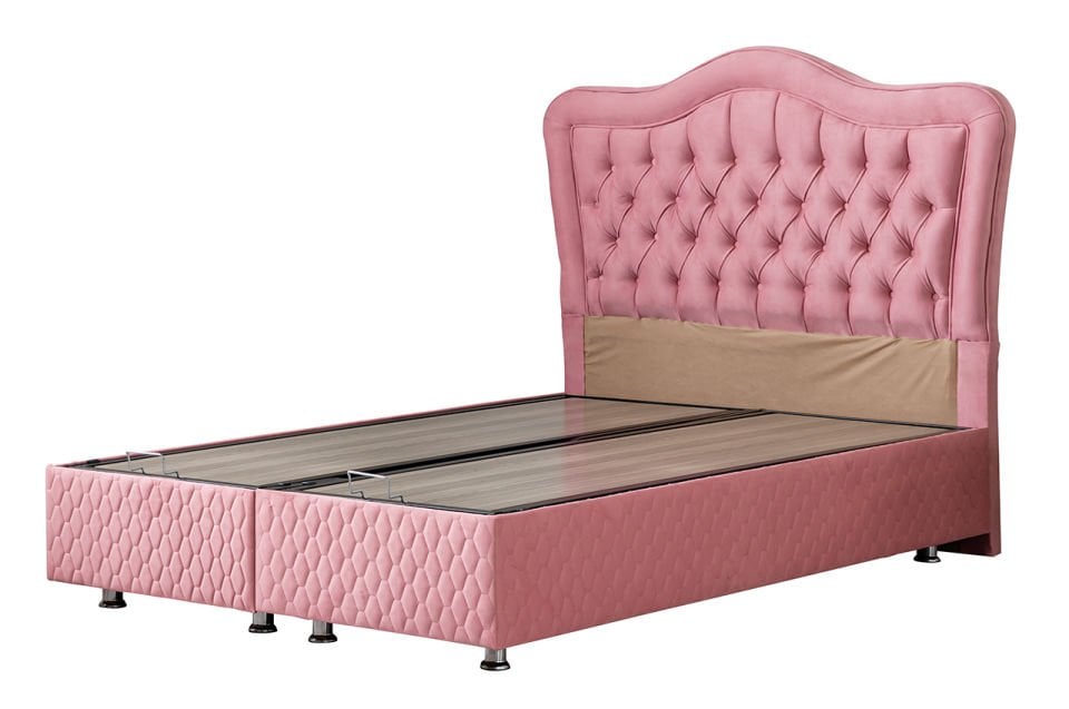 Camelli Baza Başlık Deluxe Yatak Seti 160 x 200 - Pembe