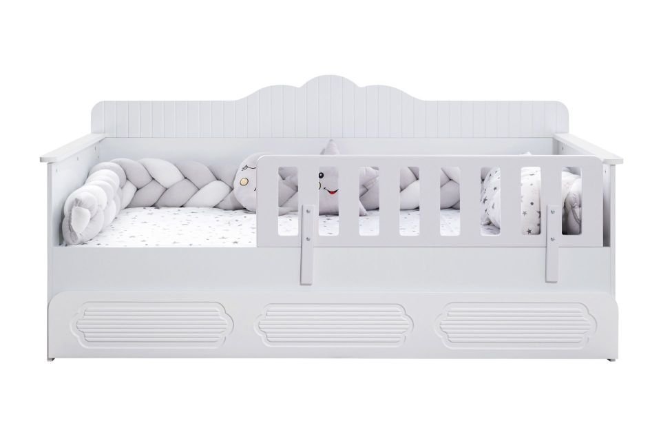 Flower Yavrulu Montessori Karyola - Beyaz