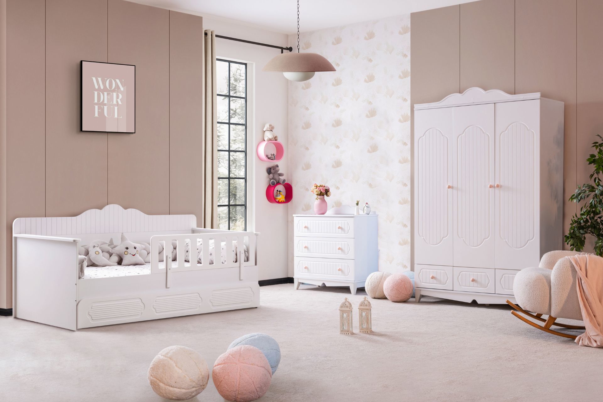 Flower Çocuk Odası Takımı