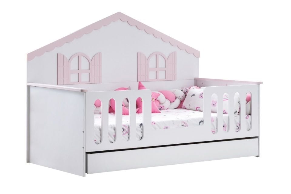 Poli Yavrulu Montessori Karyola - Pembe