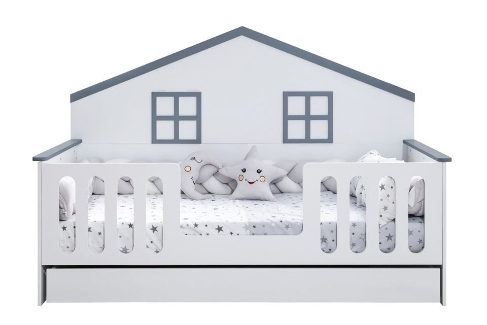 Bello Yavrulu Montessori Karyola - Gri