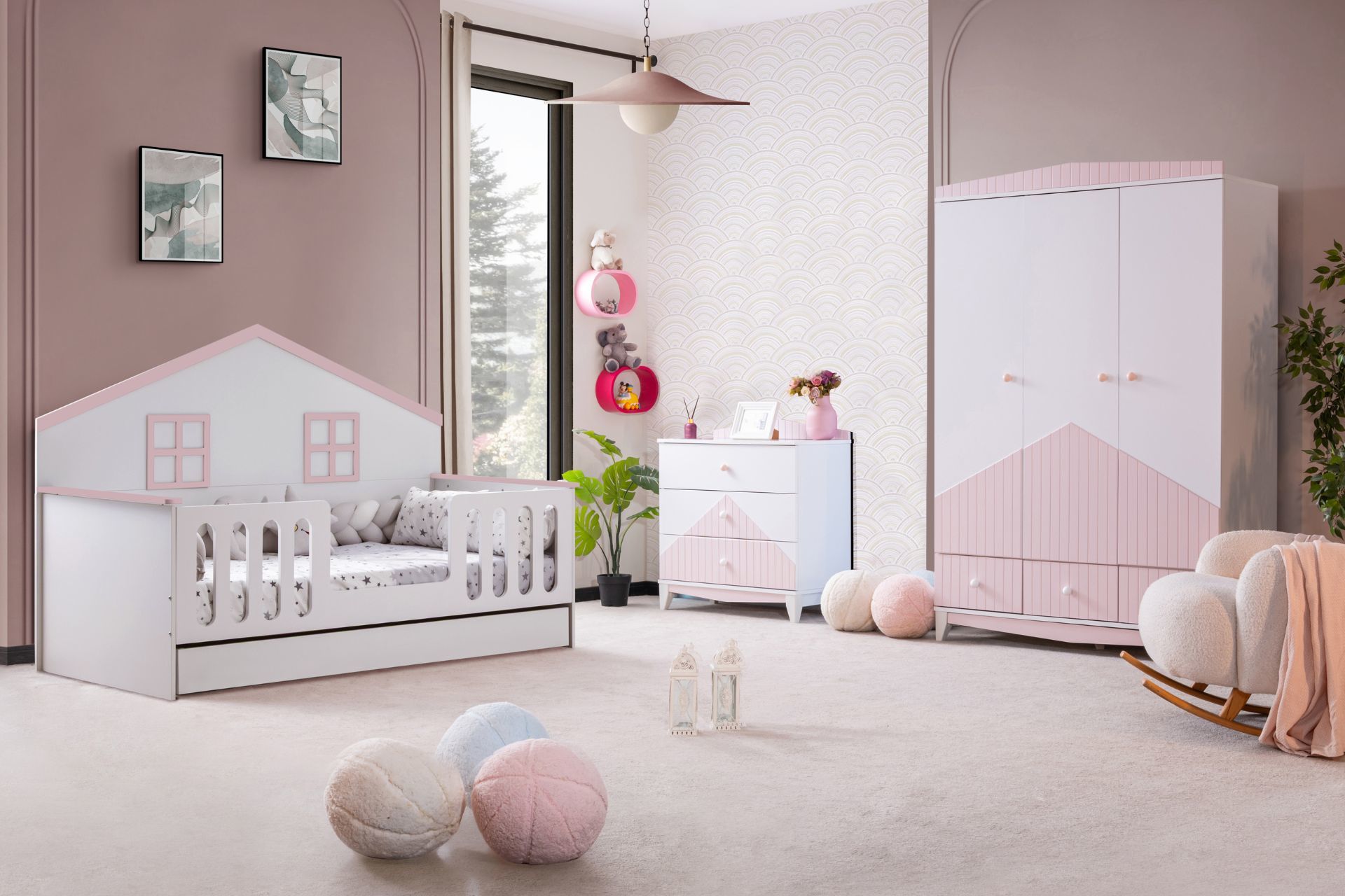 Bello Çocuk Odası Takımı - Pembe