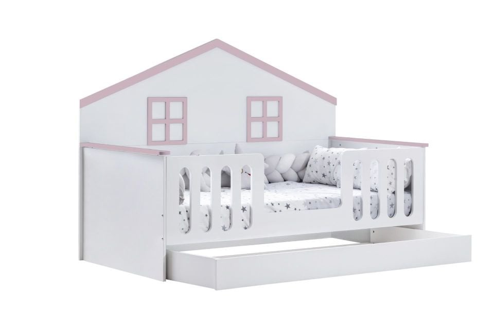 Bello Yavrulu Montessori Karyola - Pembe