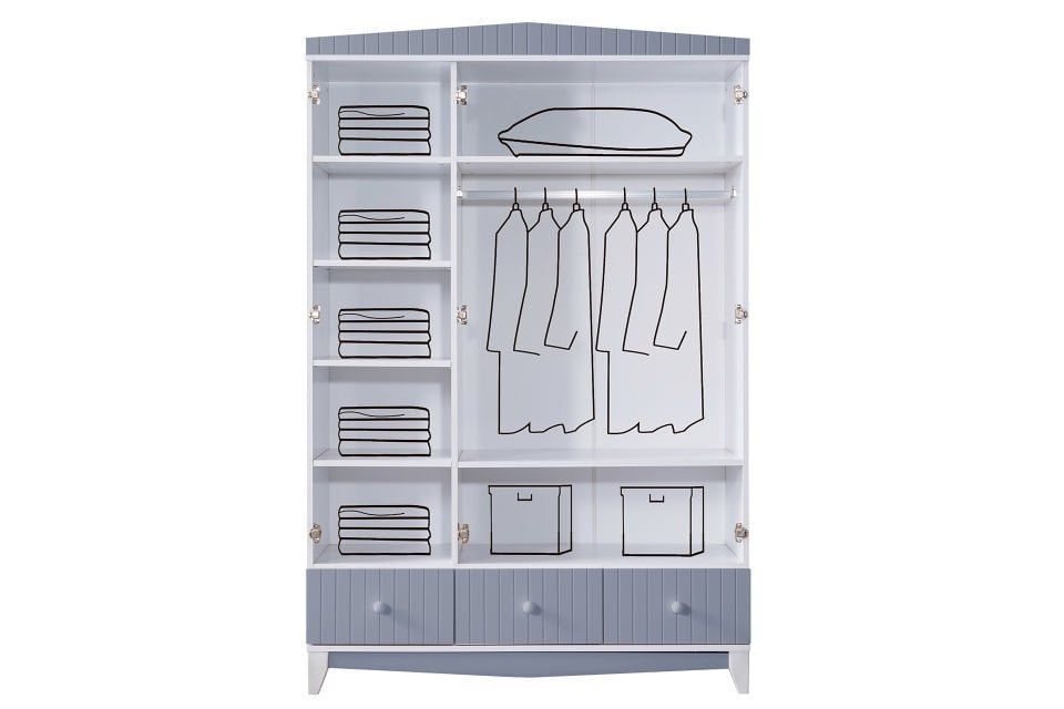 Bello Çocuk Odası Takımı - Gri