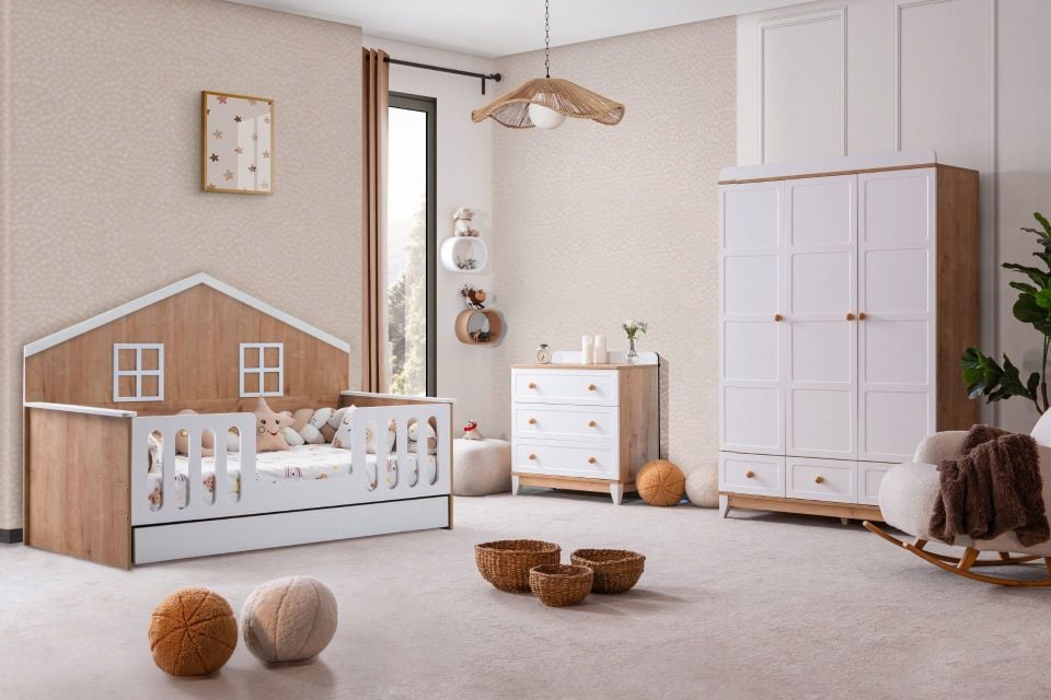 Bello Çocuk Odası Takımı - Ceviz