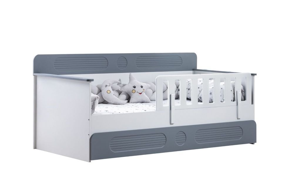 Flora Yavrulu Montessori Karyola - Gri