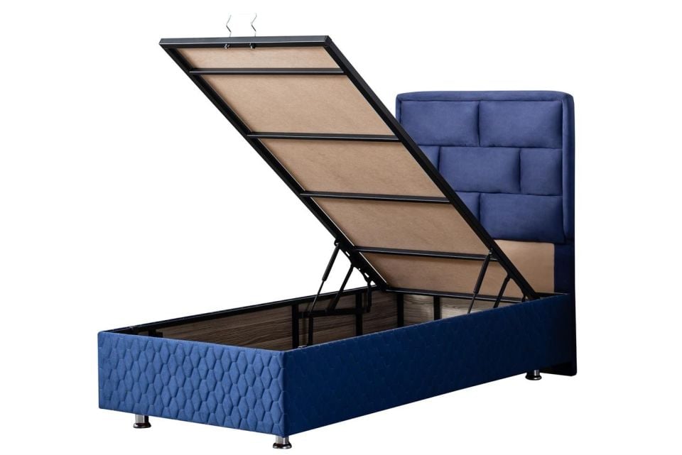 Diego Baza Başlık Seti 90 x 190 - Lacivert