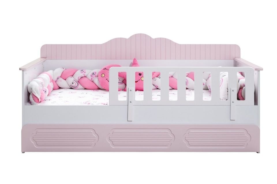 Flower Yavrulu Montessori Karyola -Pembe