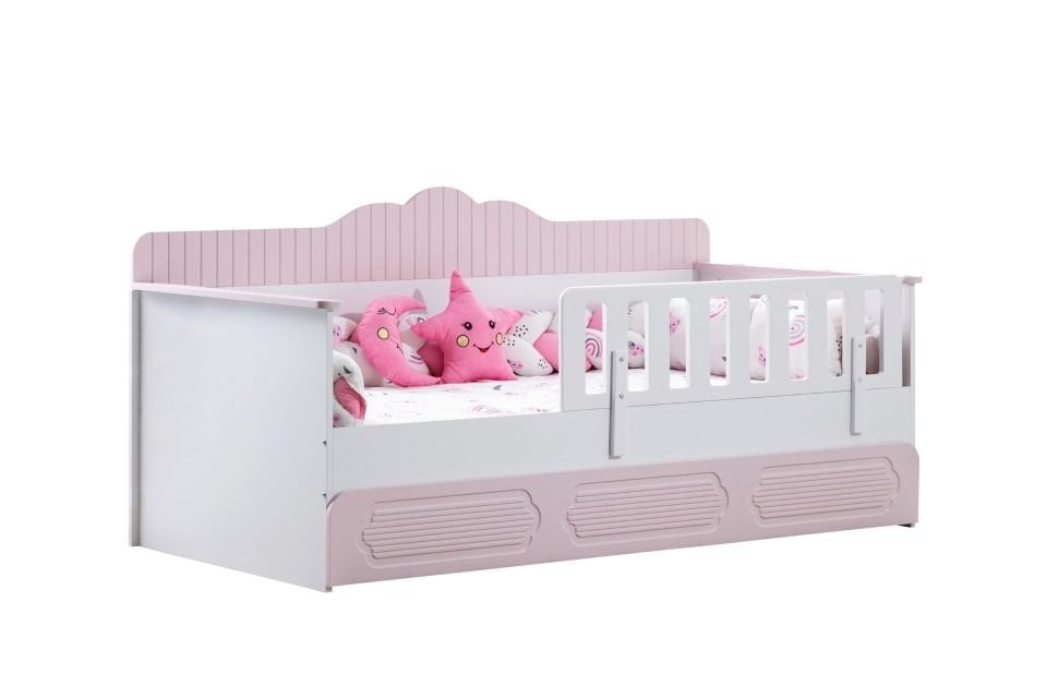 Flower Yavrulu Montessori Karyola -Pembe