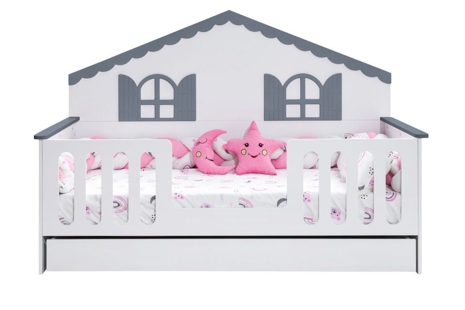 Poli Yavrulu Montessori Karyola - Gri