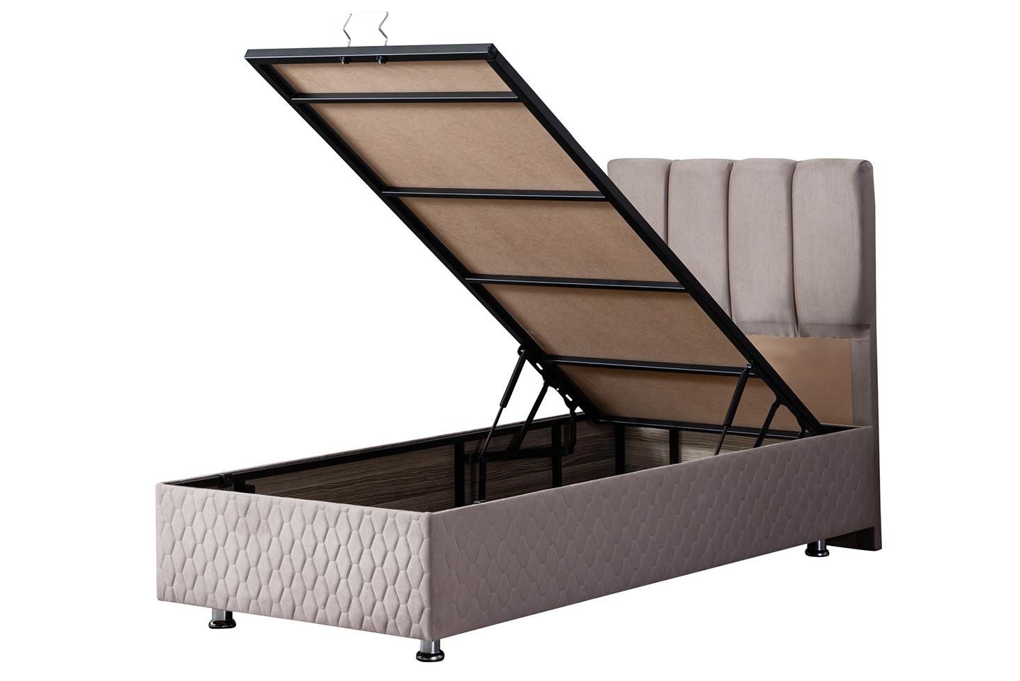 Tetra Baza Başlık Seti 90 x 200 - Gri