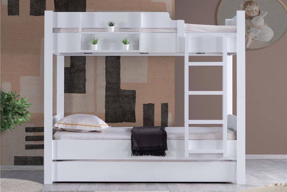 Asya Ayrılabilir Yavrulu Ranza Beyaz