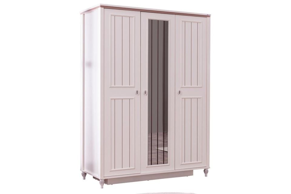 Ezgi 3 Kapaklı Aynalı Dolap