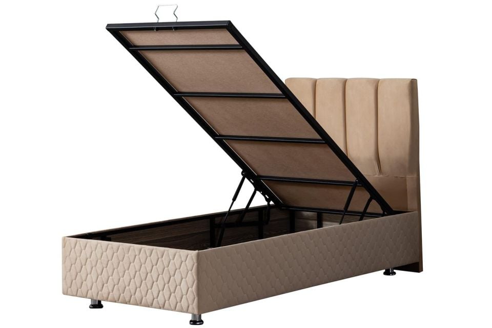 Tetra Baza Başlık Seti 90 x 200 - Bej