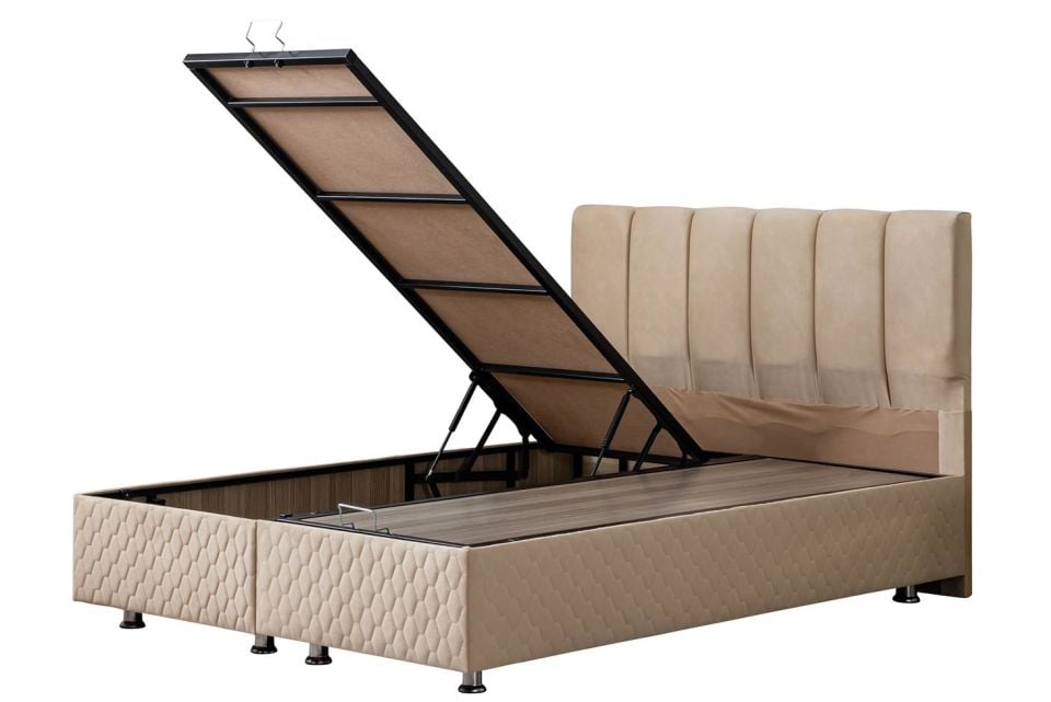 Tetra Baza Başlık Seti 180 x 200 - Bej