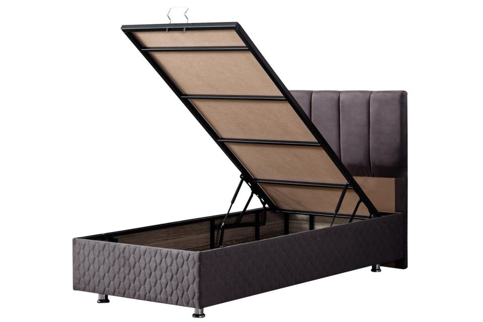 Tetra Baza Başlık Deluxe Yatak Seti 90 x 190 - Antrasit