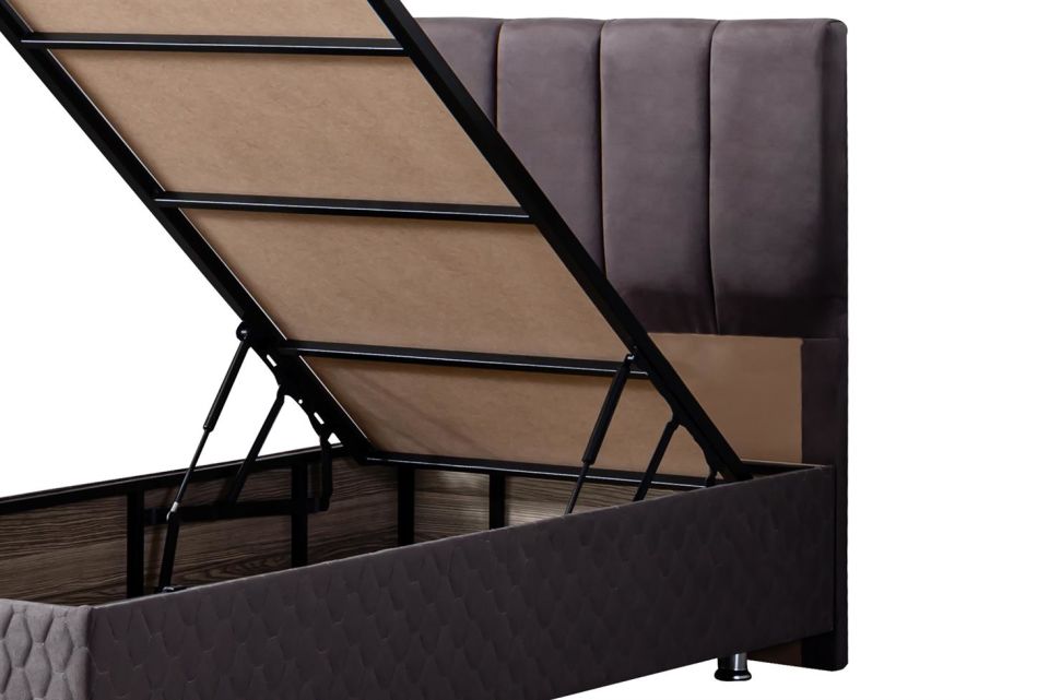 Tetra Baza Başlık Deluxe Yatak Seti 120 x 200 - Antrasit