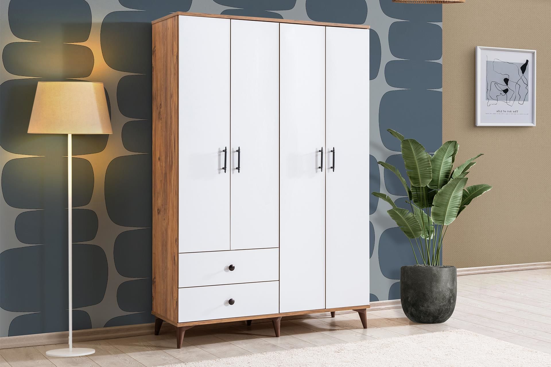 Felix 4 Kapaklı Dolap