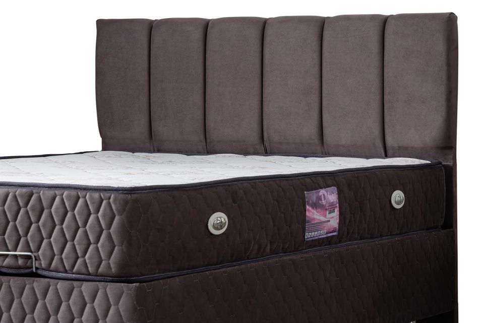 Tetra Baza Başlık Deluxe Yatak Seti 160 x 200 - Antrasit