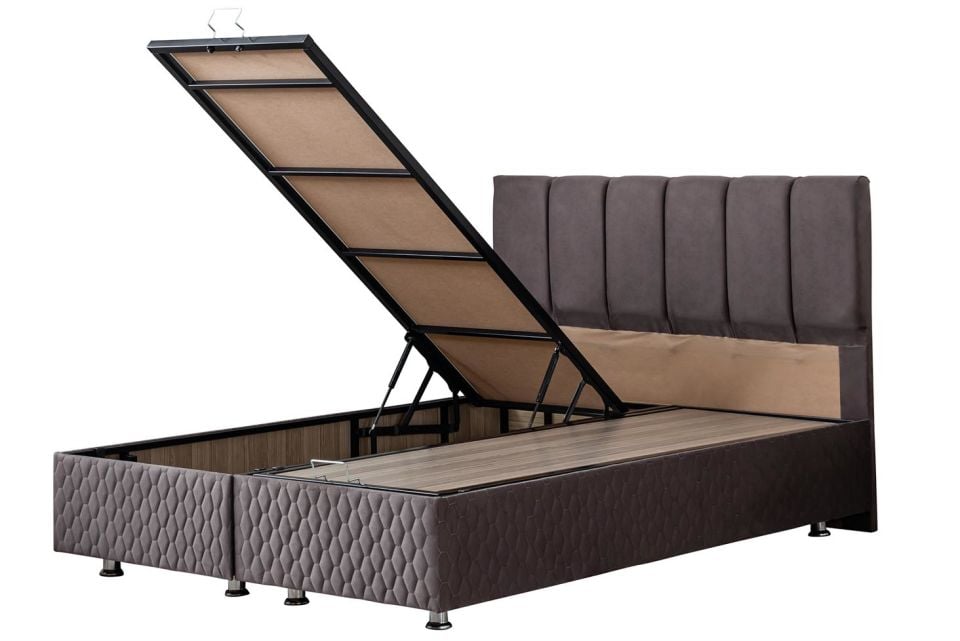 Tetra Baza Başlık Deluxe Yatak Seti 180 x 200 - Antrasit