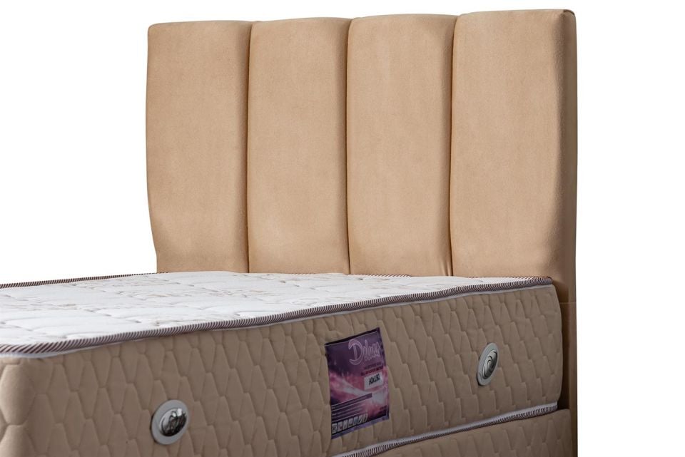 Tetra Baza Başlık Deluxe Yatak Seti 100 x 200 - Bej