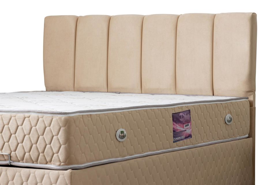 Tetra Baza Başlık Deluxe Yatak Seti 150 x 200 - Bej