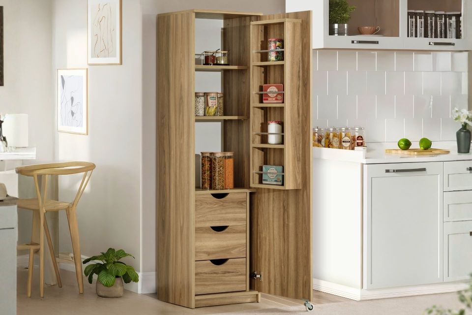 Kiler, Blesk Balera Tek Kapılı Mutfak Dolabı - Erzak Dolabı