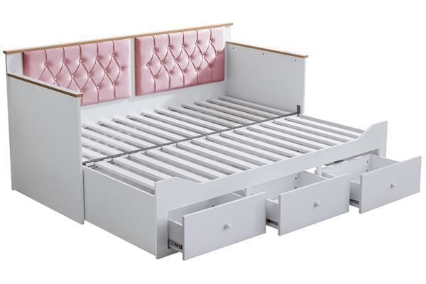 Alaçatı Divan Karyola Çekmeceli Açılır Çift Kişilik + Soft Yatak