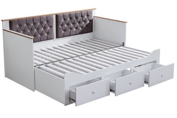 Alaçatı Divan Karyola Çekmeceli Açılır Çift Kişilik + Soft Yatak