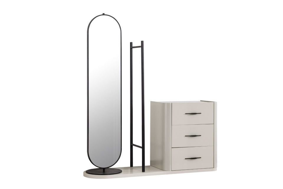 Blesk More Aynalı Askılıklı Şifonyer Takım