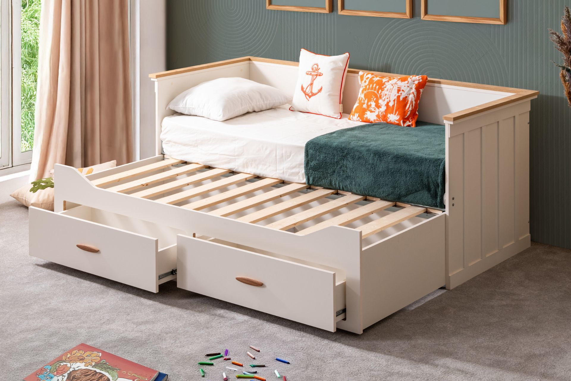 Likya Divan Karyola + Soft Yatak