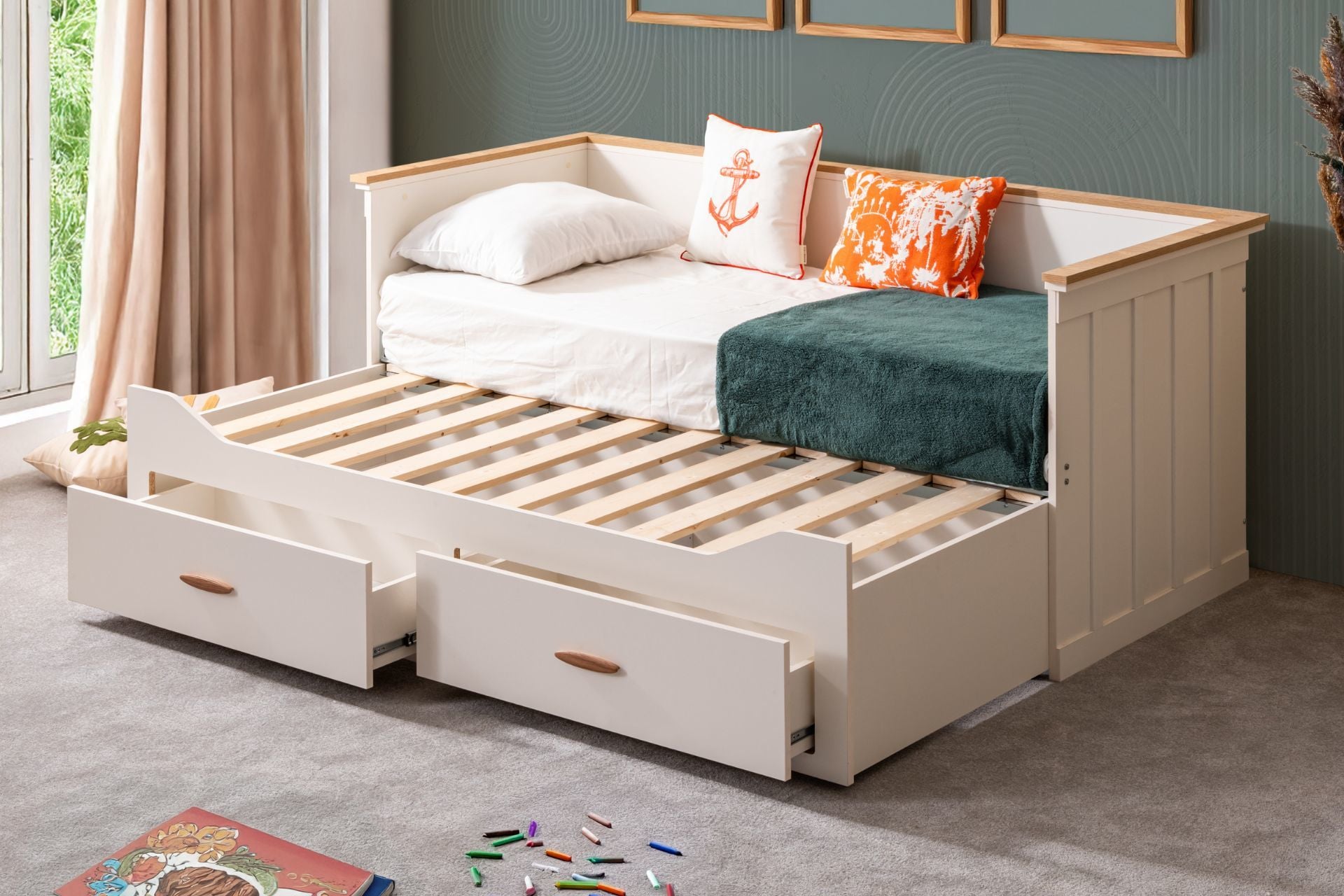 Likya Divan Karyola + Soft Yatak