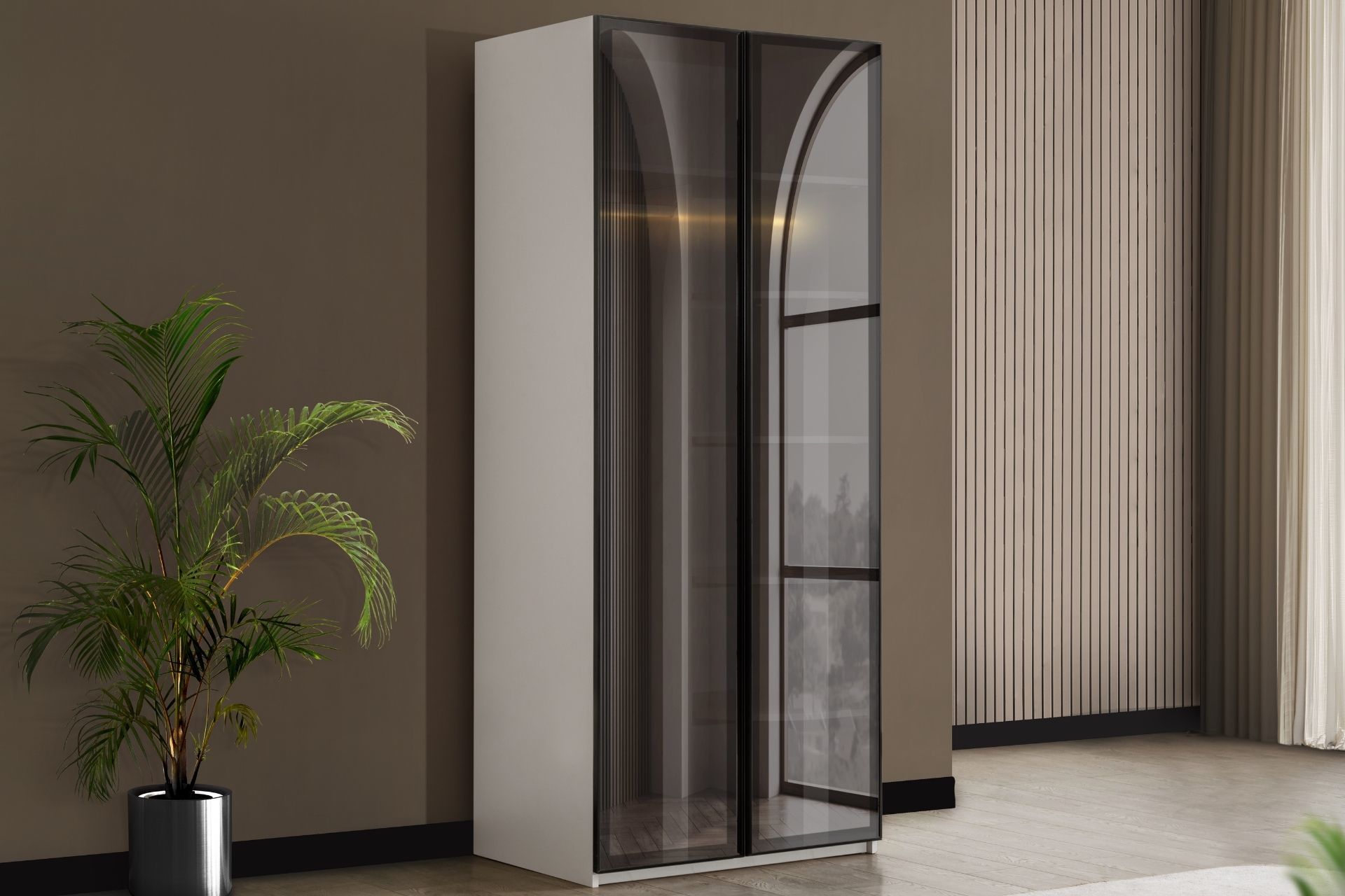 Blesk More 2 Kapaklı Raflı Gardırop