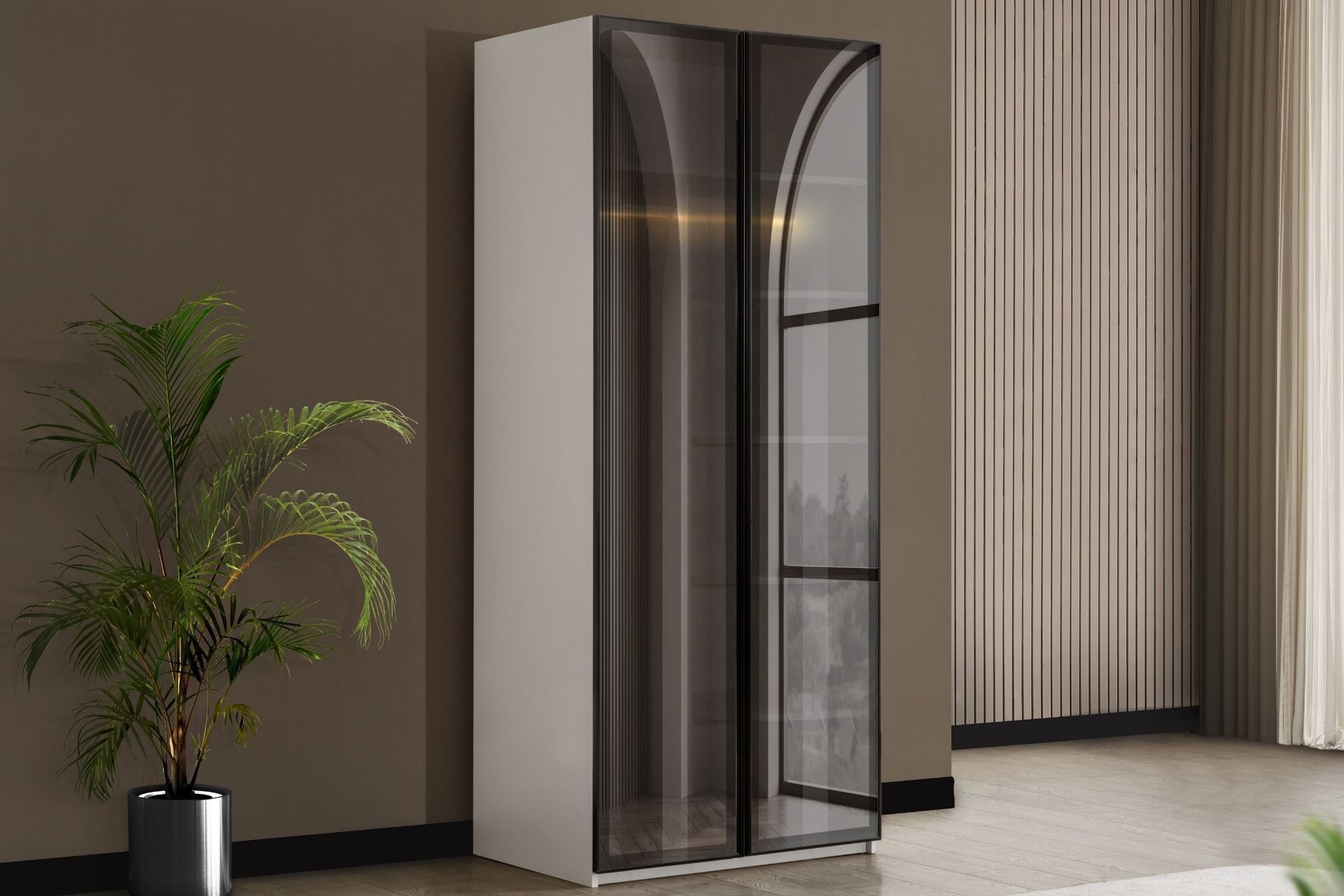 Blesk More 2 Kapaklı Raflı Gardırop