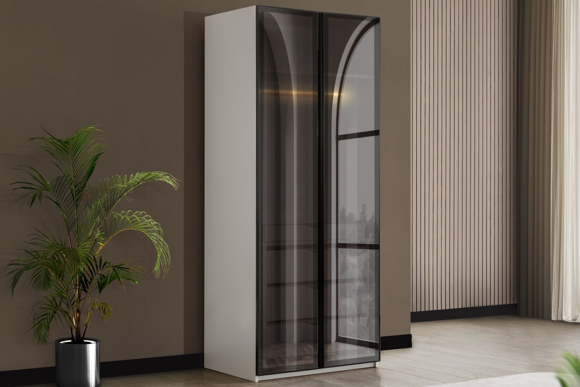 Blesk More 2 Kapaklı Çekmeceli Gardırop