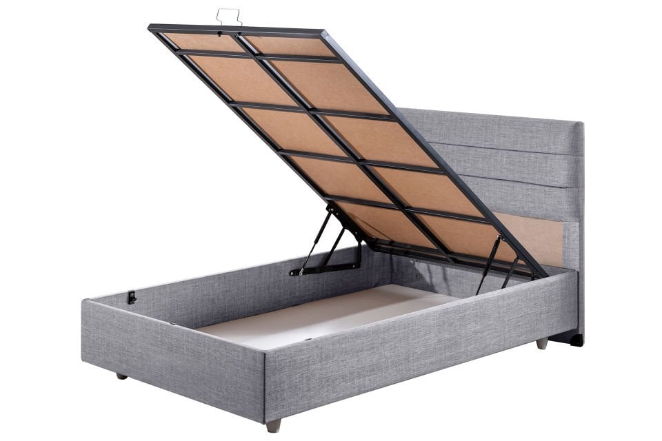 Sofia Baza Başlık Comfort Yatak Seti 100 x 200 - Açık Gri