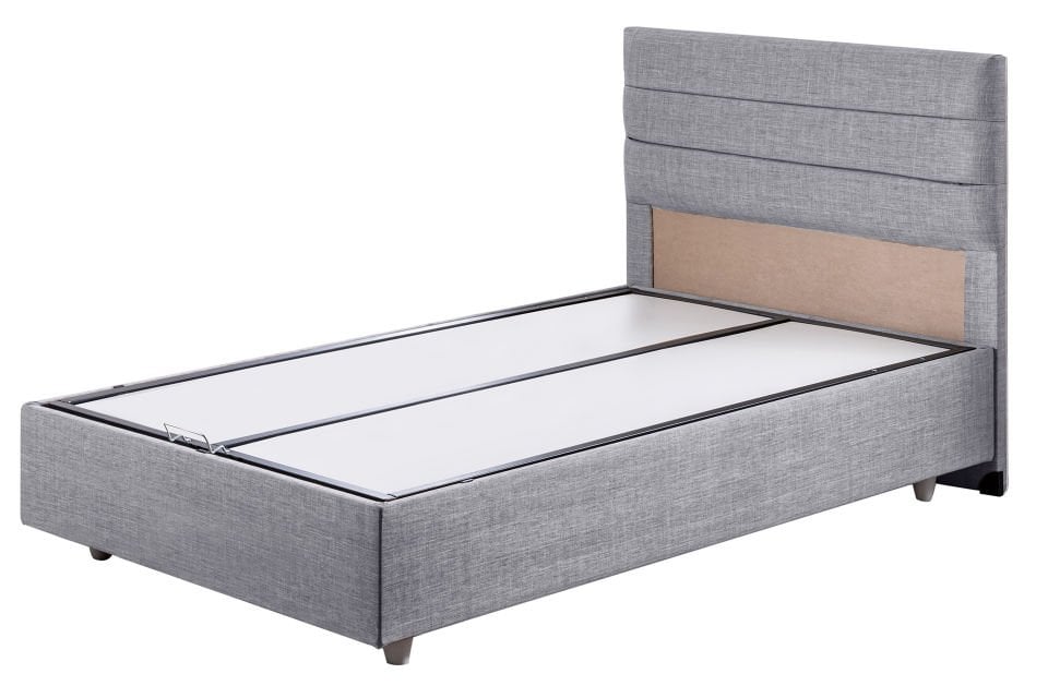 Sofia Baza Başlık Comfort Yatak Seti 100 x 200 - Açık Gri